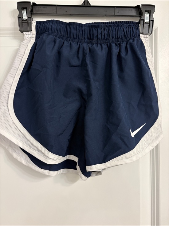 Nike Pants - Nike Women's Navy and White Athletic Shorts